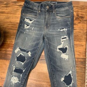 AE super super stretch high rise jegging